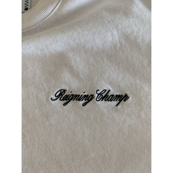 Reigning Champ White T-shirt Made In Canada Men’s Medium/Large 100% Thick Cotton - Picture 4 of 9